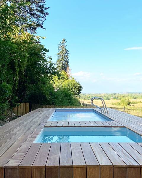 3 bedroom gite with private pool