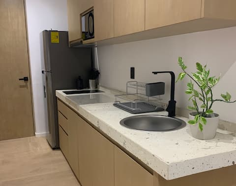 Top Airbnb: An ideal studio for couples! in Luis Donaldo Colosio