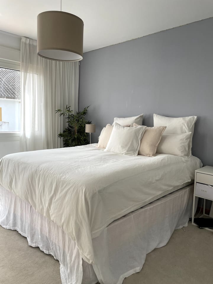 Sovrum 3 Plan 2
Cama doble de 160 cm
baño privado con tina
Balcón privado con sol de la mañana.