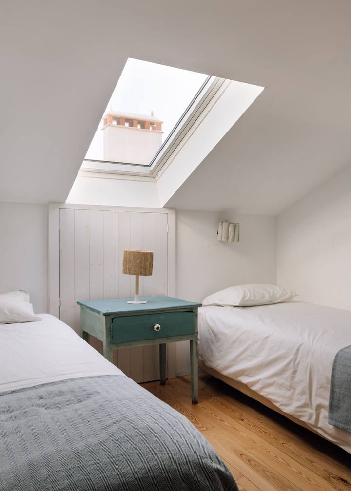 Zwei Einzelbetten in House Mezzanine # 3