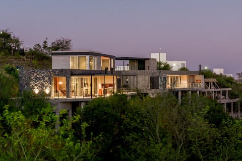 Designer house with the best views and security.