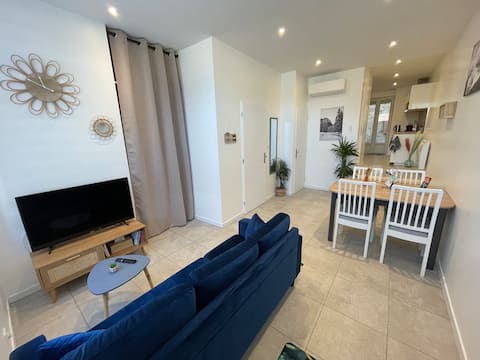 Beautiful, comfortable and air-conditioned two-room apartment