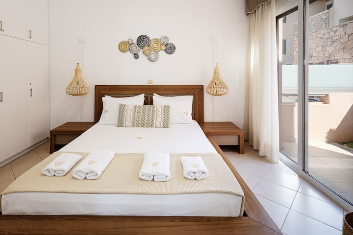 Dormitorio doble en la planta baja.