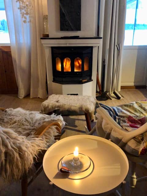 Popular Airbnb listing: Private & very quiet. Northern Lights directly at the entrance. in Luleå