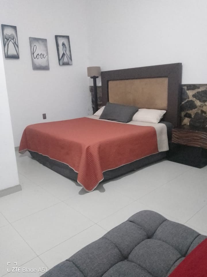 Chambre lit KingSize villa de 4 chambres