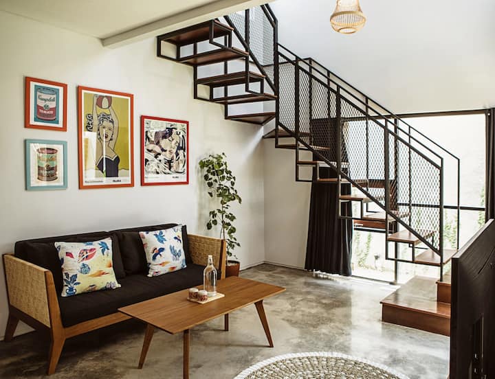 Private living room at the loft room