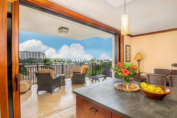 Ocean views – 3 bdr BV Koolina/ 8ppl /KIDS gear