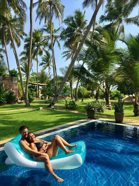 private beach villa