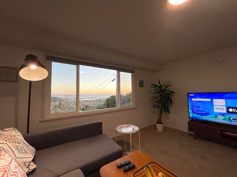 Private 1BD Getaway w SFBay View