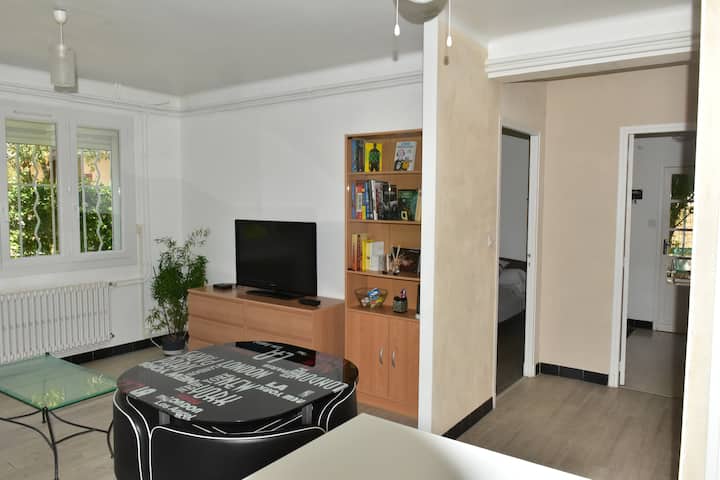 Appartement Avec Jardin Au Calme Dans Maison - Parc de Lunaret - Zoo de Montpellier