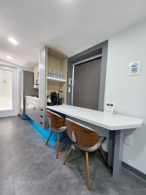 Contemporary smart bedroom studio