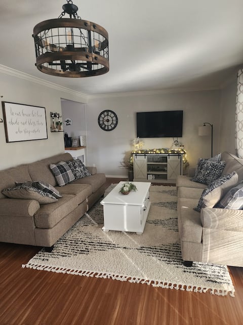 *New Appliances*
Home with beautiful sunroom!