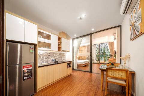 May Home 46m2/Rear Balcony/5 mins to My Khe Beach