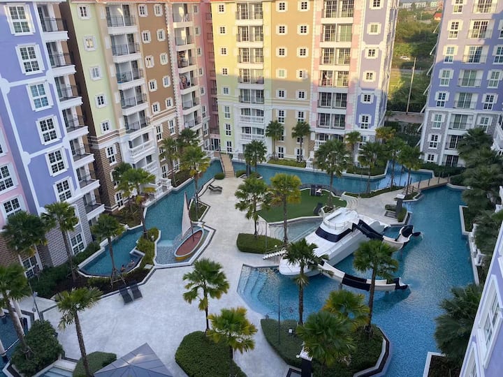 1/#527p/seven&nbsp;Seas&nbsp;Côte&nbsp;D'azur&nbsp;洗衣机-Wifi-tv-做饭-游泳 - Pattaya
