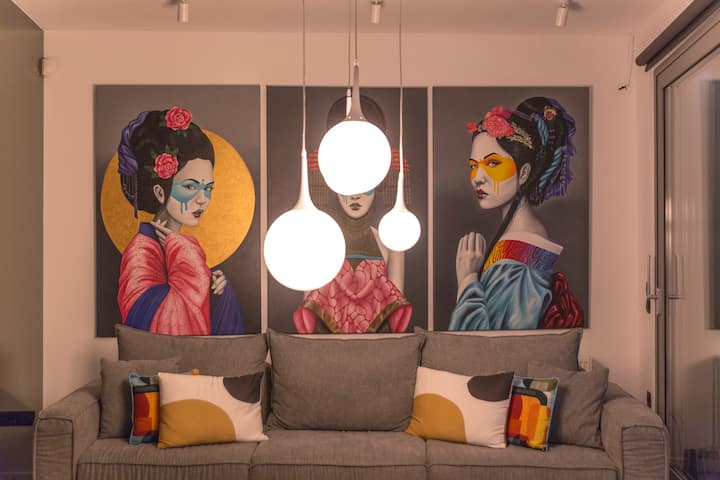 Luxury Acropolis View Apt-Living Stone Black Pearl - Airbnb