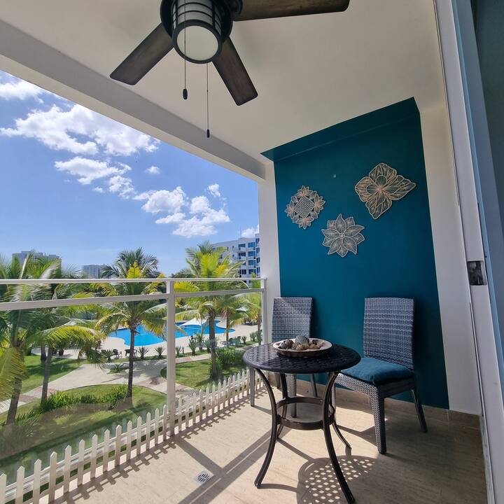 Beautiful Beach Apartment with Garden View — 2 bedroom vacation rental in Río Hato