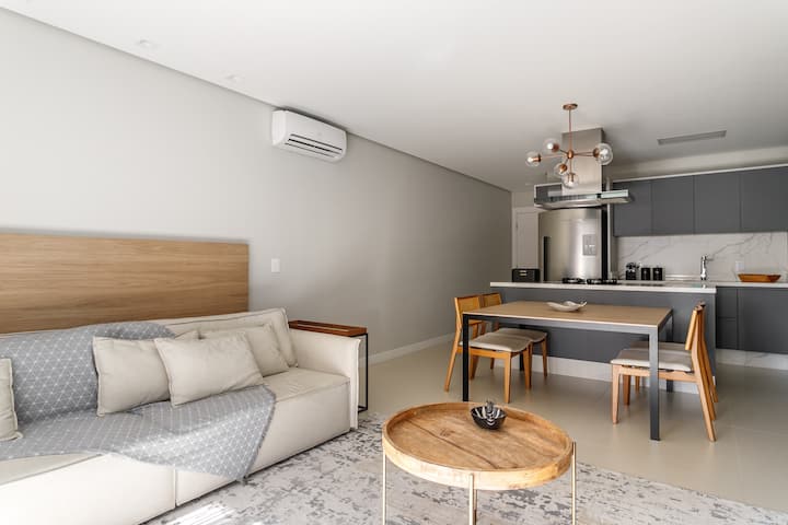 Apto 2 Bedrooms with Balcony Ed.Jardim Milano