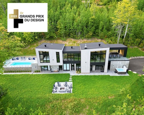 Top Airbnb: Panorama Charlevoix- Ski, Pool, Spa, Magical View in Charlevoix