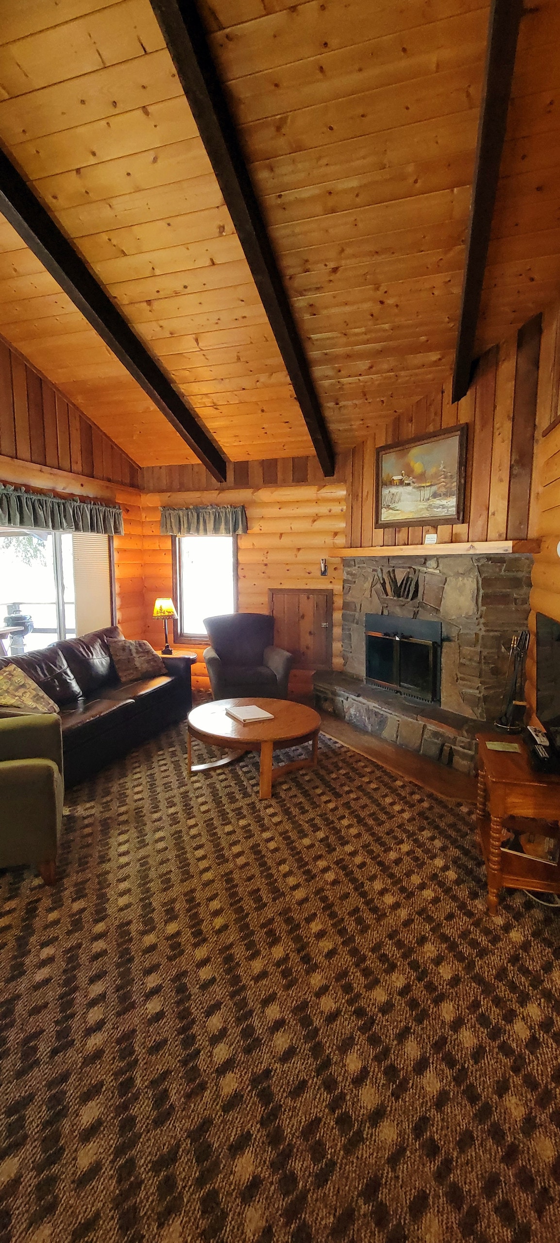 Second bed is a hideaway in the living room.