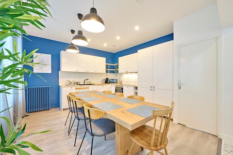 Family house for 10 people, 15 minutes from Paris!