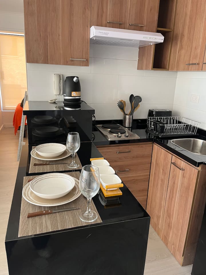 Spectacular Apartment with Terrace, El Golf Apartments for Rent in Las Condes, Región