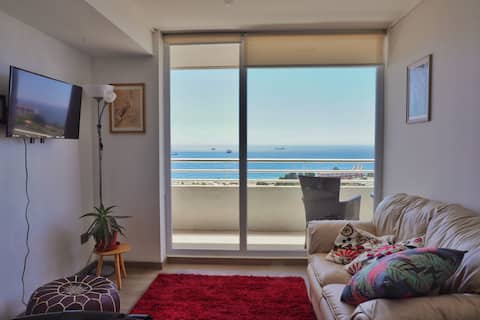 Popular Airbnb listing: Romantic, Beautiful ocean view in Valparaiso Region