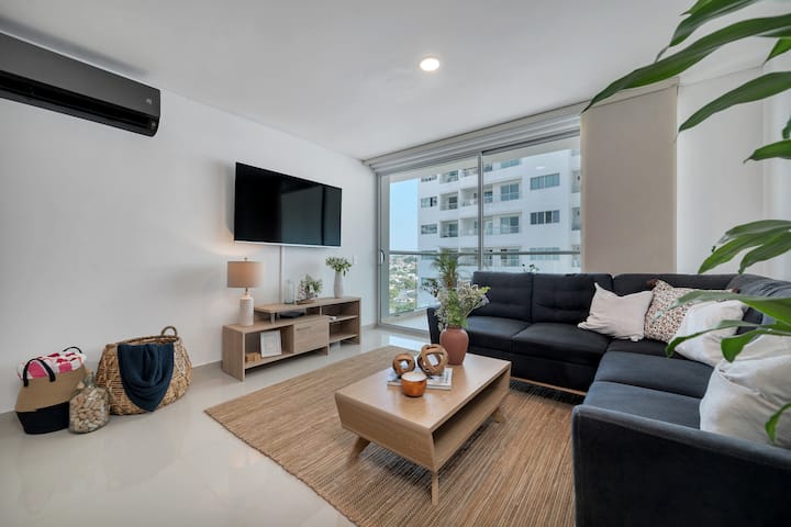 Comfortable 2 Bed+2bath Cartagena Apto - Bolivar