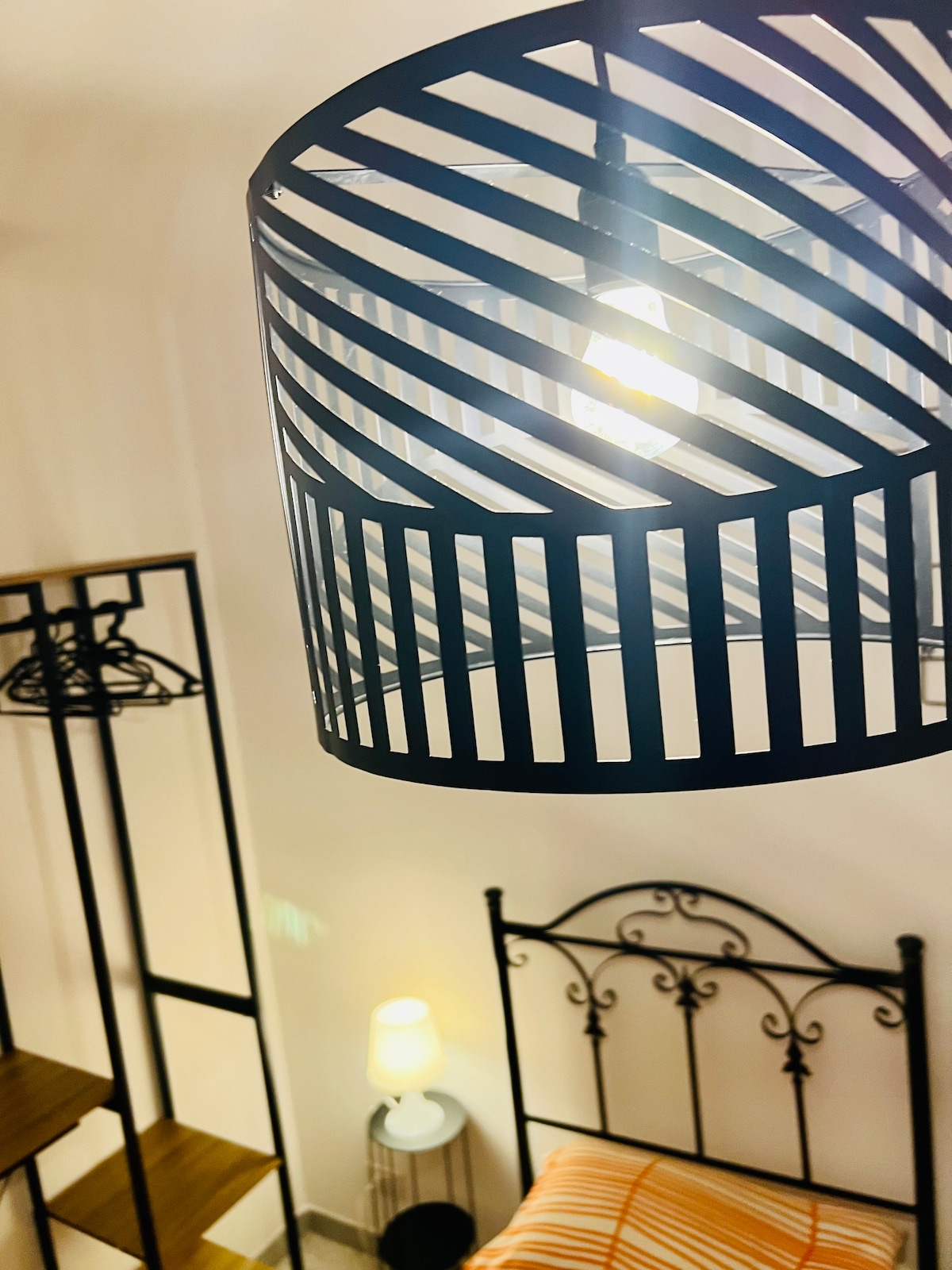 房间配有单人床