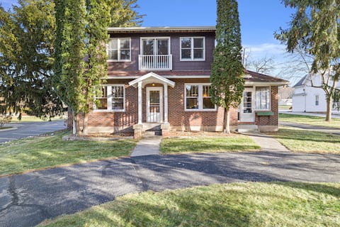 Red Brick Home Near Lake