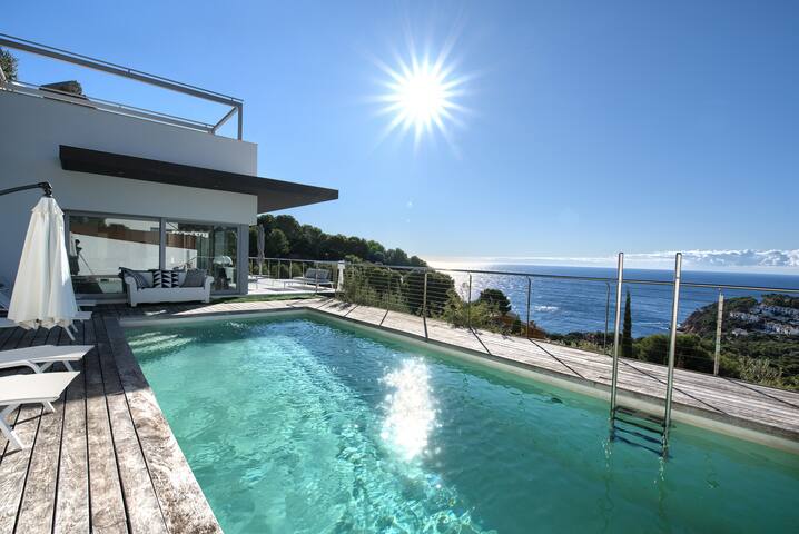 Tamariu: Villa luxe avec vue mer