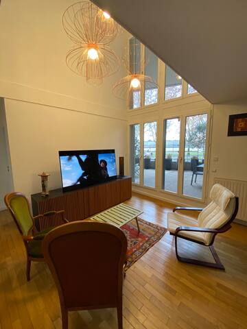 Beau duplex avec vue sur Garonne