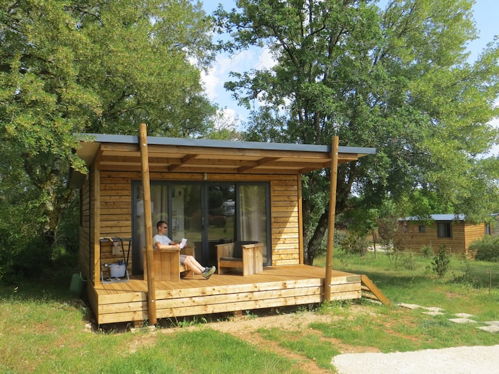 Chalet 2 Places à Rocamadour Camping Les Campagnes - Rocamadour