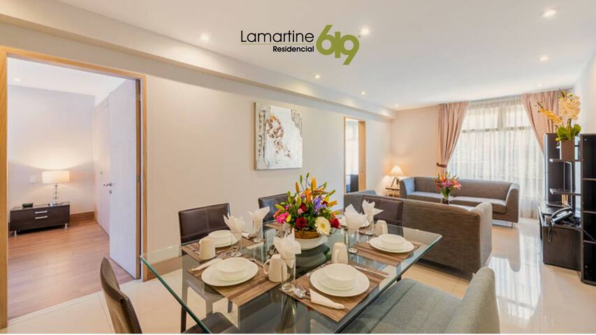 Modern 2BR Apt. | Roof Garden | Sky Gym | Polanco