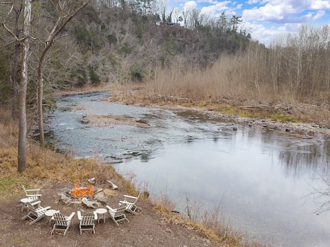 Moments on the Maury River- Lexington VA VMI WLU