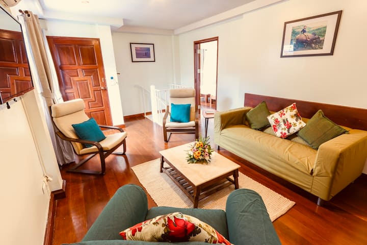 Eneo la kupumzikia katika duplex 