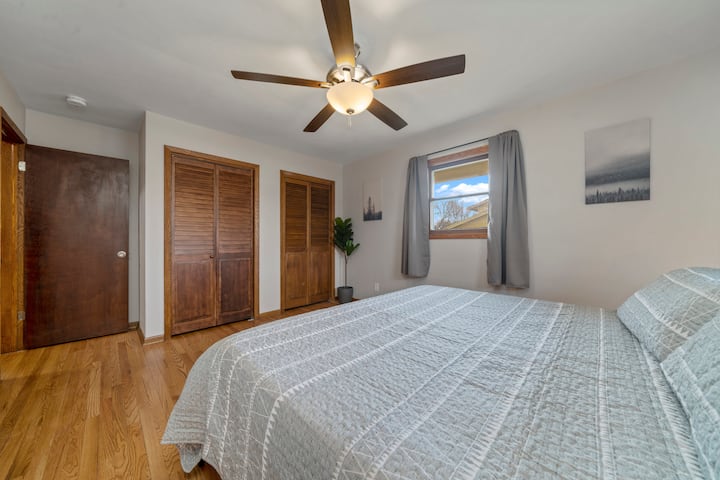 spálňa č.1 s manželskou posteľou King
