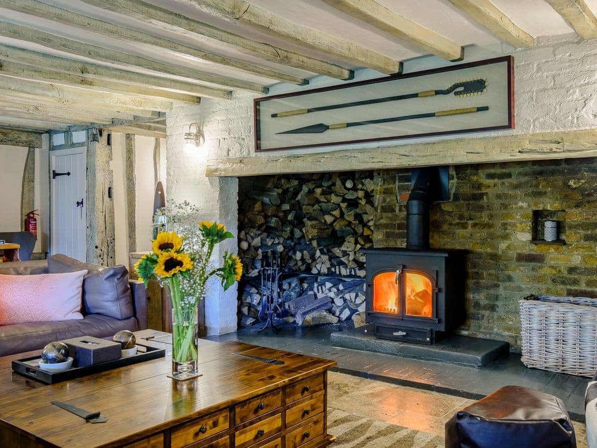 Popular Airbnb listing: Furnace House log fire with private lake in Sussex in Mid Sussex