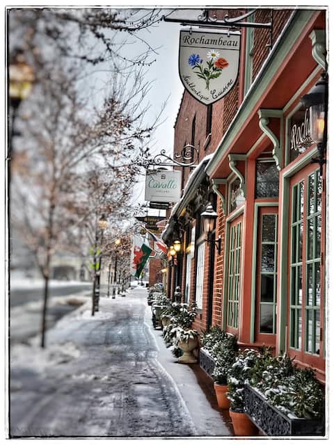 Relaxing, comfort in quaint town