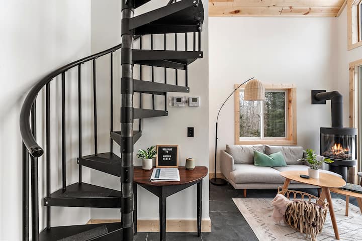 Aurora Modern Cabin With Sauna And Fireplace - North Bay, Embarrass