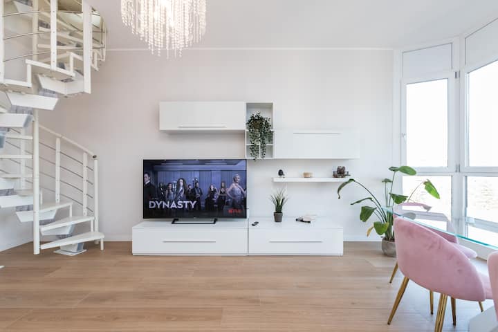 [Attico-5*luxury]milano-monzawifi+a/c+freeparking - Monza