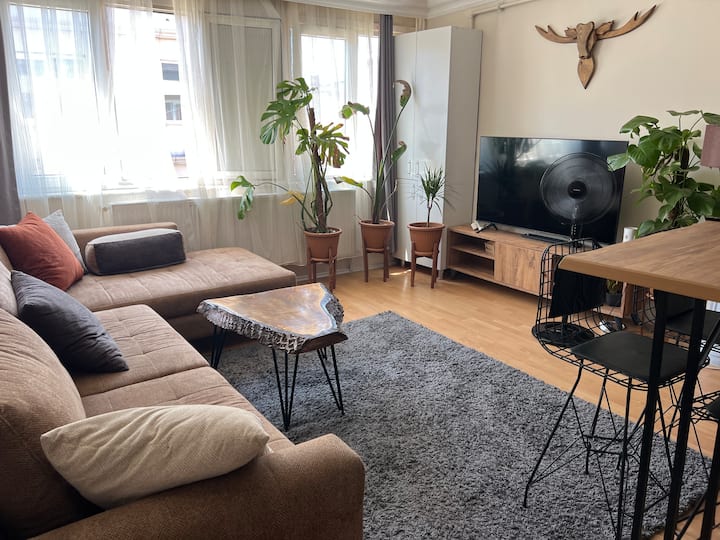 4 rooms with giant terrace in Nişantaşı, 2 living rooms duplex