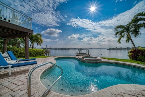 Oceanfront | Private Pool, Spa & Dock | 4800+ sqft