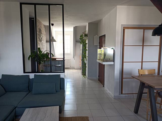Entire home with 1 bedrooms in Tours - Appart.  au calme proche  parcs