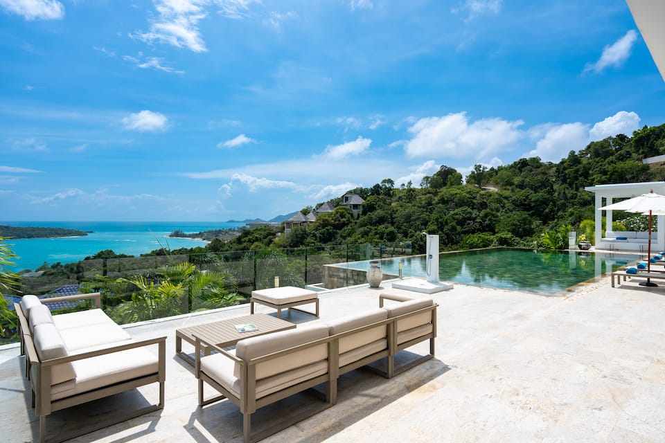 A 1,200 m² sea-view villa in Choeng Mon, Choeng Mon, Koh Samui, Thailand, photo 4 of 10
