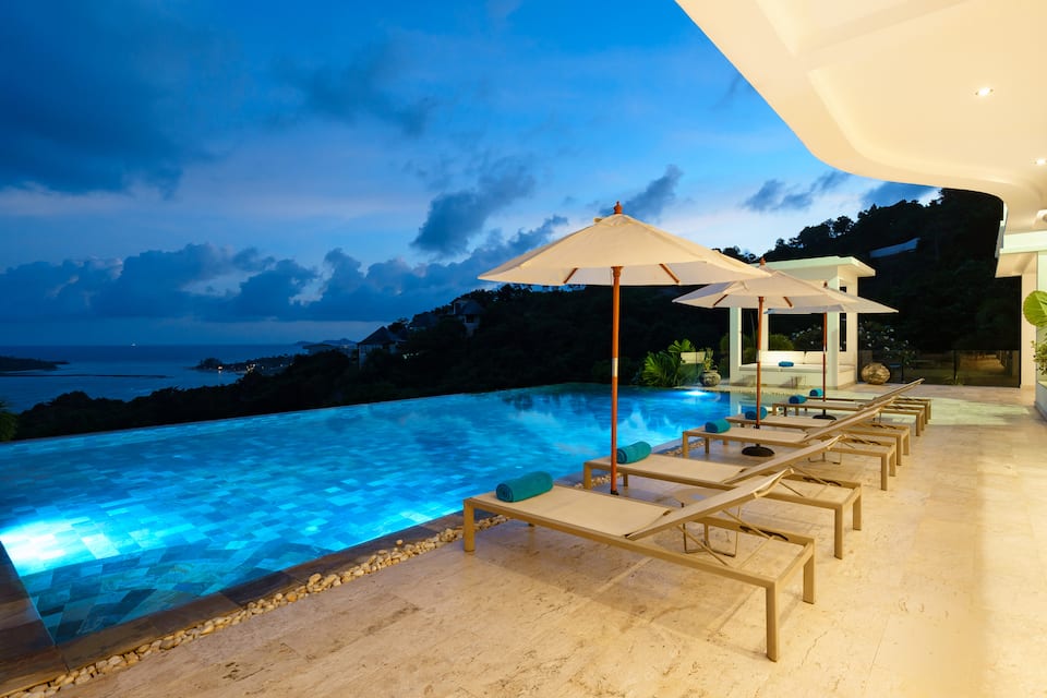 A 1,200 m² sea-view villa in Choeng Mon, Choeng Mon, Koh Samui, Thailand, photo 1 of 10