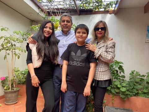 En familia siempre juntos.