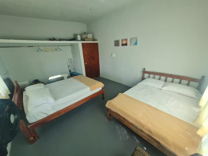 Recamara 1 con 2 camas matrimoniales