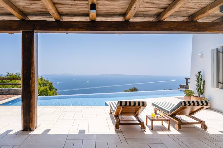 Villa Olivia with Stunning Views to Mykonos town. gallery image 4