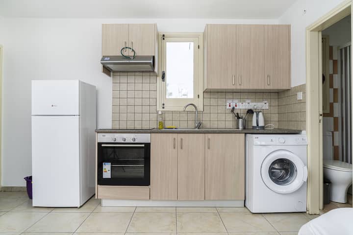 Renovated City Center Studio Balcony/terrace View - Nicosia