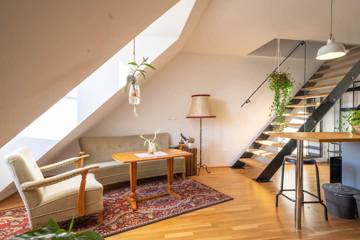 Artsy, zentrale Maisonette